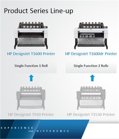 HP Designjet T1600 PostScript® 36'' 2 rouleaux